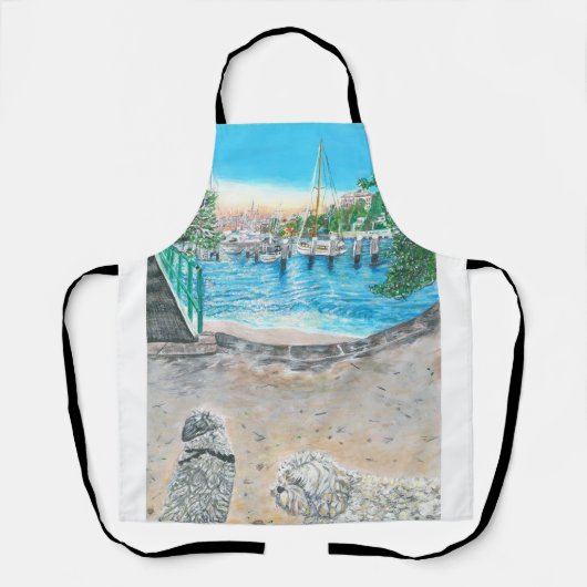 Secret Beach All-Over Print Schort (Voorkant)
