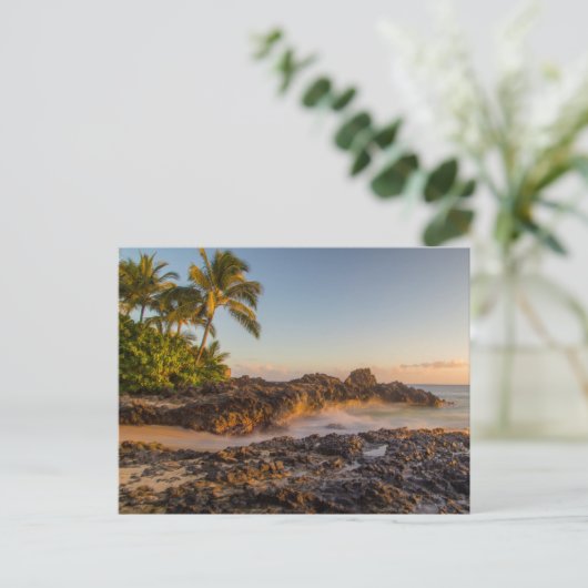 Secret Beach Hawaii Briefkaart (Staand voorkant)