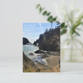 Secret Beach, Samuel H. Boardman, Oregon Briefkaart (Staand voorkant)