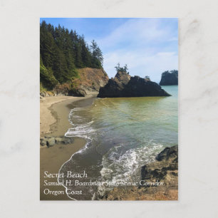 Secret Beach, Samuel H. Boardman, Oregon Briefkaart