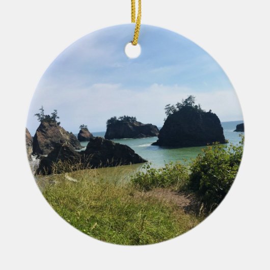Secret Beach, Samuel H. Boardman, Oregon Keramisch Ornament (Voorkant)
