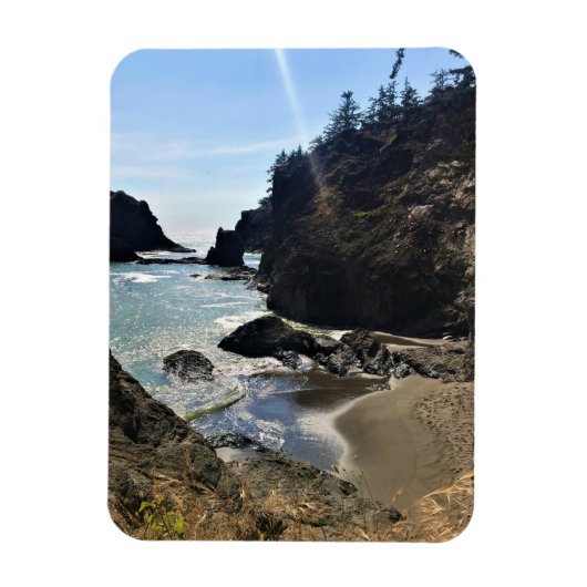 Secret Beach, Samuel H. Boardman, Oregon Magneet (Verticaal)