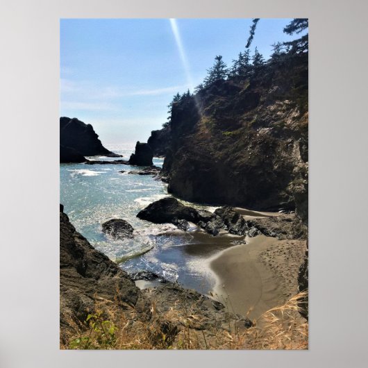 Secret Beach, Samuel H. Boardman, Oregon Poster (Voorkant)