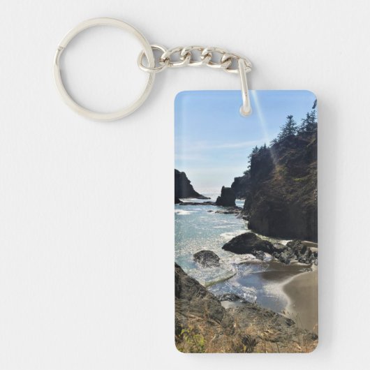 Secret Beach, Samuel H. Boardman, Oregon Sleutelhanger (Voorkant)
