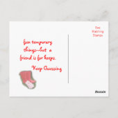 Secret Boots Briefkaart 2- aanpassen (Achterkant)