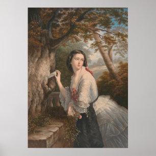 Secret Corresponde: Meisje Notitie bij Verboden Li Poster