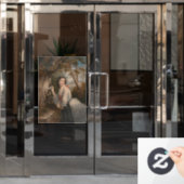 Secret Corresponde: Meisje Notitie bij Verboden Li Raamsticker (Kantoordeur)