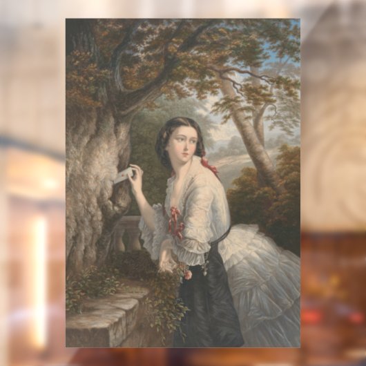 Secret Corresponde: Meisje Notitie bij Verboden Li Raamsticker (Vel 2)