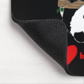 Secret Crush Liefde Hanging Around You Panda's Cus Muismat (Hoek)