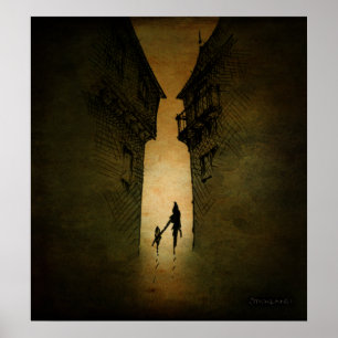 Secret Dark Alley Print