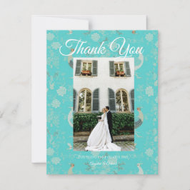 Secret d'Indochine Wedding Thank You Card Bedankkaart