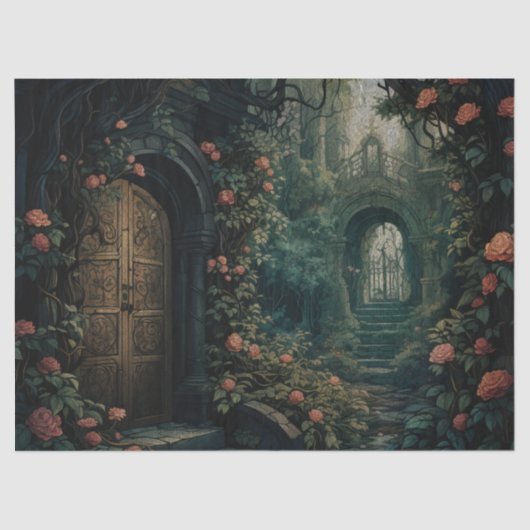 Secret Doorways Decoupage Tissue Paper Tissuepapier (Voorkant)