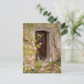 Secret Fairy Door magisch land / Bloemd Koninkrijk Briefkaart (Staand voorkant)