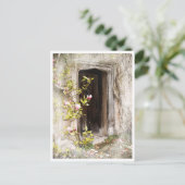 Secret Fairy Door magisch land / Bloemd Koninkrijk Briefkaart (Staand voorkant)