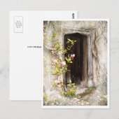 Secret Fairy Door magisch land / Bloemd Koninkrijk Briefkaart (Voorkant / Achterkant)