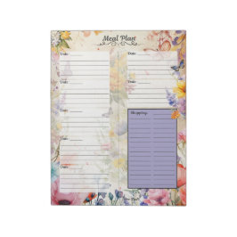 Secret Garden 7-daagse maaltijdplanner scheurblokn Notitieblok