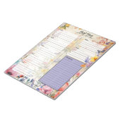 Secret Garden 7-daagse maaltijdplanner scheurblokn Notitieblok (Schuin)