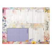Secret Garden 7-daagse maaltijdplanner scheurblokn Notitieblok (Voorkant)