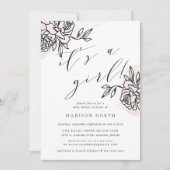 Secret Garden Baby shower Invitation Kaart (Voorkant)