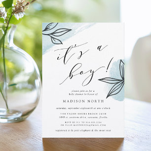 Secret Garden Baby shower Invitation Kaart