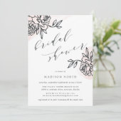 Secret Garden Bridal Shower Invitation Kaart (Staand voorkant)