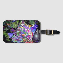 Secret Garden Butterfly Bagagelabel