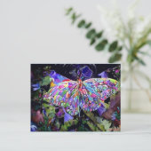 Secret Garden Butterfly Briefkaart (Staand voorkant)