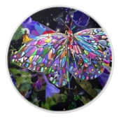 Secret Garden Butterfly Keramische Knop (Voorkant)