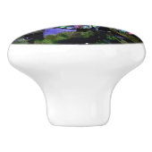 Secret Garden Butterfly Keramische Knop (Zijkant)