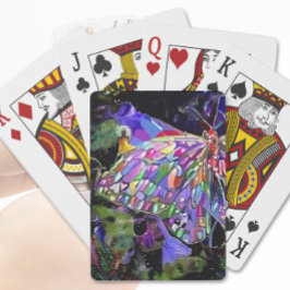 Secret Garden Butterfly Pokerkaarten