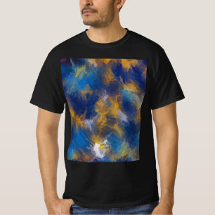 Secret Garden - Deep Blue en Brown T-shirt