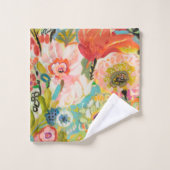 Secret Garden Floral III Bad Handdoek (Wasdoekje)