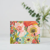 Secret Garden Floral III Briefkaart (Staand voorkant)