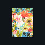 Secret Garden Floral III Canvas Afdruk<br><div class="desc">Secret Garden Floral III van Karen Fields</div>