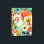 Secret Garden Floral III Canvas Afdruk<br><div class="desc">Secret Garden Floral III van Karen Fields</div>