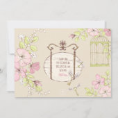 Secret Garden Graduation Party Foto Kaart (Achterkant)