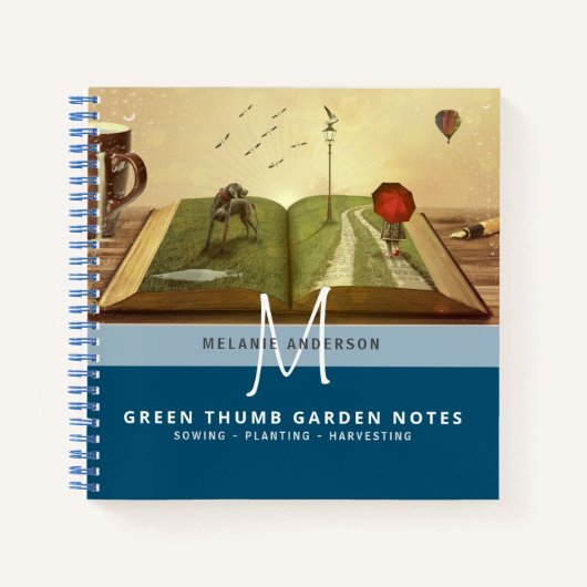 Secret Garden Green Thumb Gardeners Journal Notitieboek (Voorkant)
