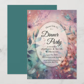 Secret Garden in Evening Glow Dinner Party - Home Kaart (Voorkant / Achterkant)