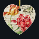 Secret Garden Keramisch Ornament<br><div class="desc">collage</div>
