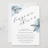 Secret Garden Lingerie Shower Invitation Kaart (Voorkant)