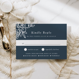 Secret Garden Meal Choice RSVP-kaart RSVP Kaartje