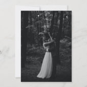 Secret Garden Paars Floral Birds Foto Weduwschap Bedankkaart (Voorkant)