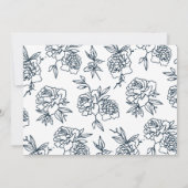 Secret Garden Rehearsal Dinner Invitation Kaart (Achterkant)