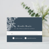 Secret Garden RSVP-kaart RSVP Kaartje (Staand voorkant)