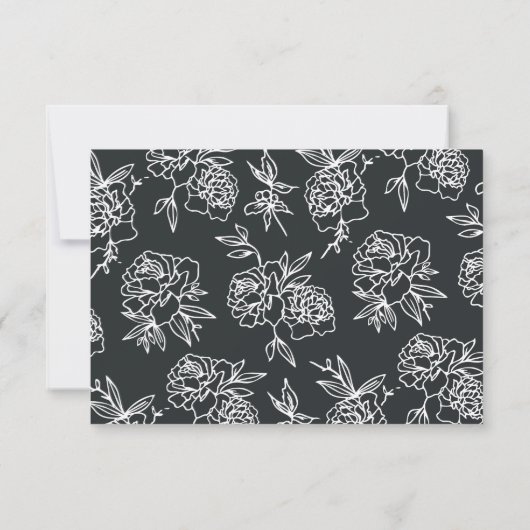 Secret Garden RSVP-kaart RSVP Kaartje (Achterkant)