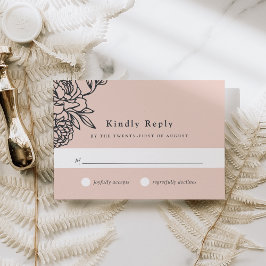 Secret Garden RSVP-kaart RSVP Kaartje