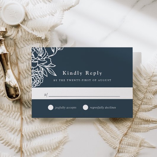 Secret Garden RSVP-kaart RSVP Kaartje