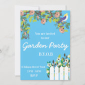 Secret Garden Summer Party Kaart (Voorkant)