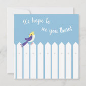 Secret Garden | Uitnodigingen van de tuinbouwparti (Achterkant)