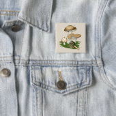 Secret Garden Vierkante Button 5,1 Cm (In situ)
